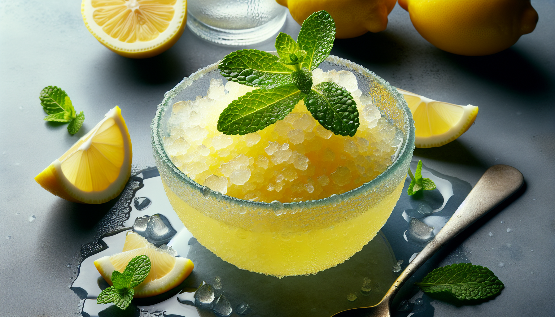 ricette granita al limone